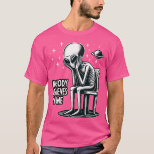 Ingen Tro i mig är funny eller Ufo Alien T Shirt
