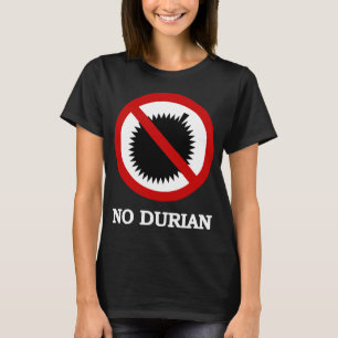 INGEN tropisk frukt för Durian undertecknar Tee