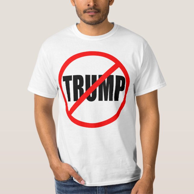 "INGEN TRUMF ", TEE SHIRT (Framsida)