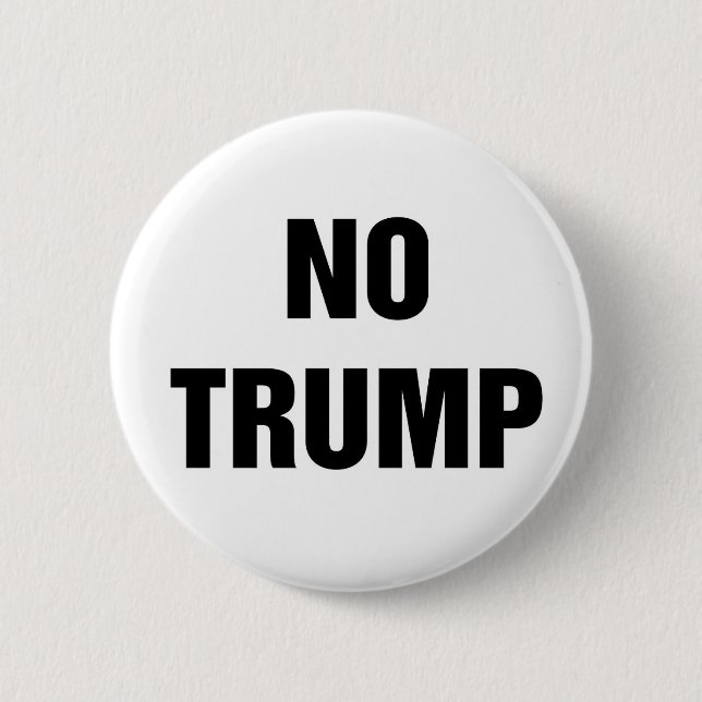 Ingen trump! knapp (Framsida)