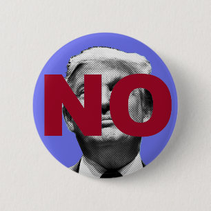 Ingen trump (Lila och röd) Knapp