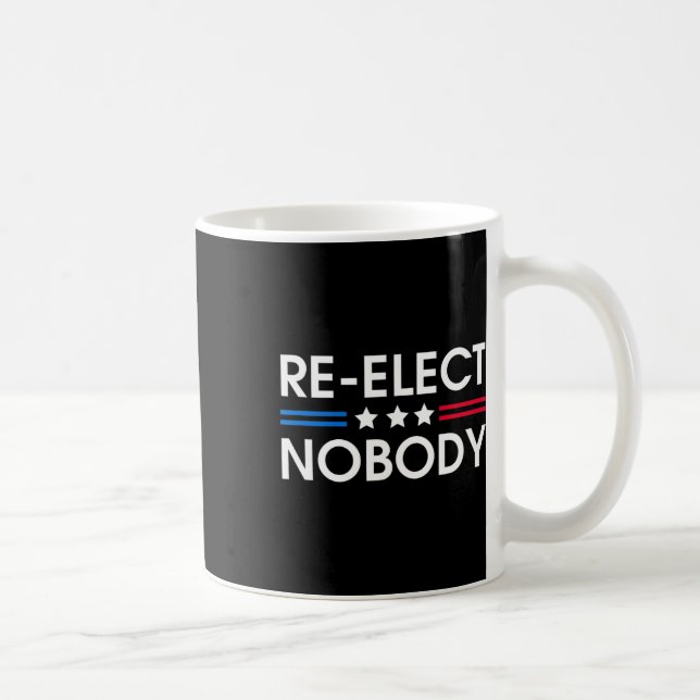 Ingen trumpetar nr Biden Presidentval 2002 Kaffemugg (Höger)