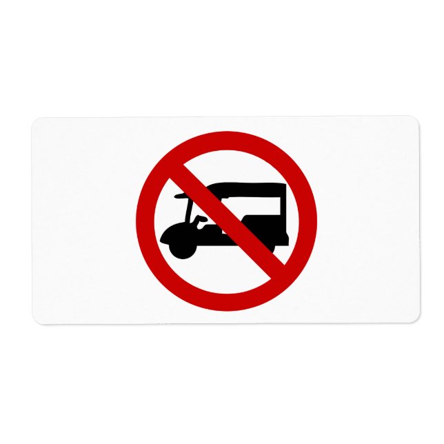 INGEN Tuk-Tuk TAXI ⚠ Thailändsk vägskylt ⚠ Fraktsedel (Framsidan)