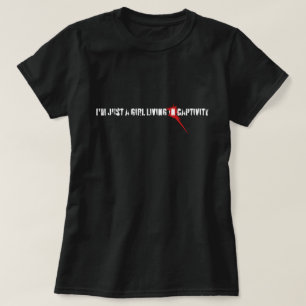 Ingen tvekan om att "bara en flicka" lyriska t-shi t shirt