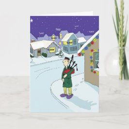 Ingen tyst natt i den Duncans grannskapen Helgkort