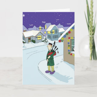 Ingen tyst natt i den Duncans grannskapen Helgkort