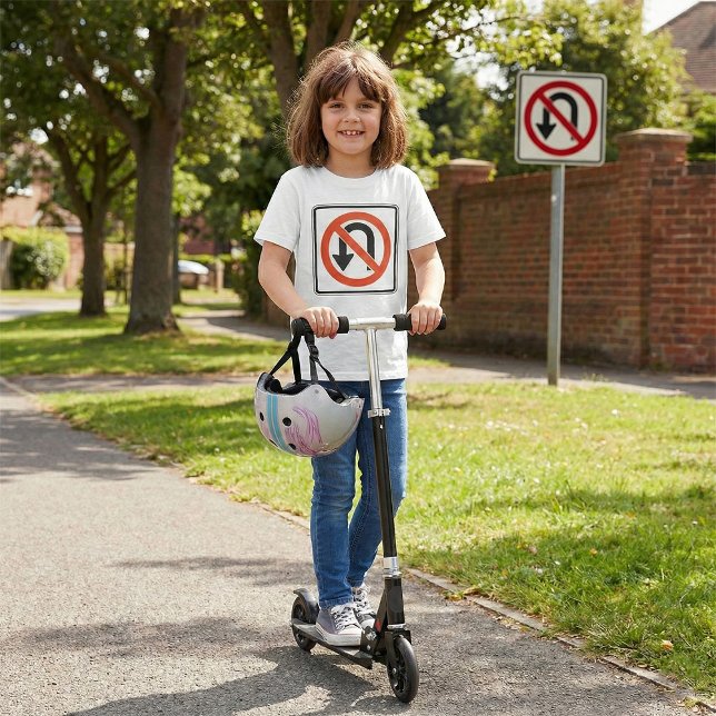 Ingen U-sväng signal Traffic Safety Road-symbol T Shirt (Skapare uppladdad)