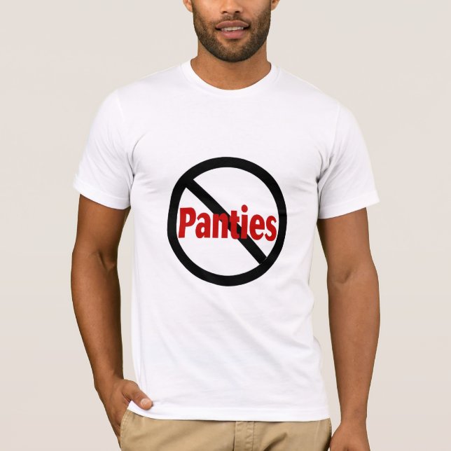 Ingen underbyxor t-shirt (Framsida)