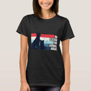 Ingen ursäkt för Räddingen för djurskydd vid djurf T Shirt