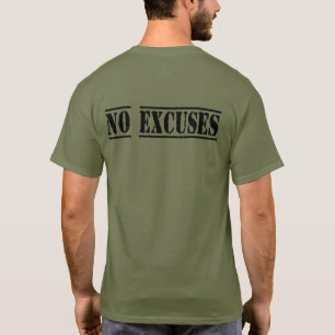 Ingen ursäktmanar för JROTC anfallare T-tröja T Shirt