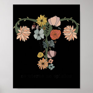 Ingen Uterus Ingen opinionsundersökning Feminist P Poster