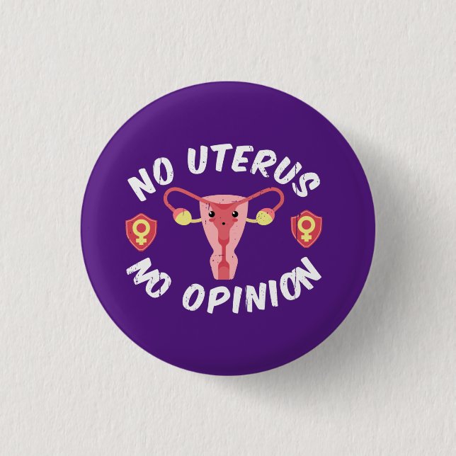 Ingen Uterus, inget opinionsval Knapp (Framsida)