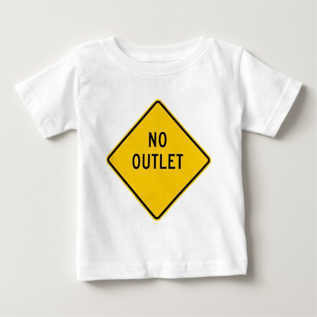Ingen uttaghuvudväg undertecknar t shirt (Framsida)