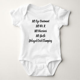 Ingen vaccinfödelse planerar t shirt