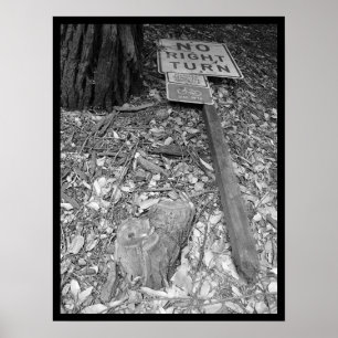 ingen vändhöger poster
