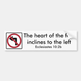 Ingen vänstersidavänd bildekal