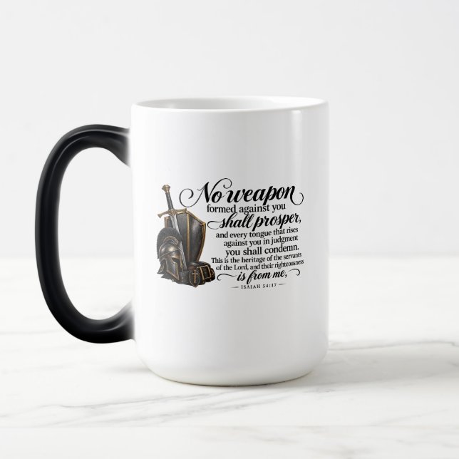 Ingen vapen magisk mugg (Vänster)