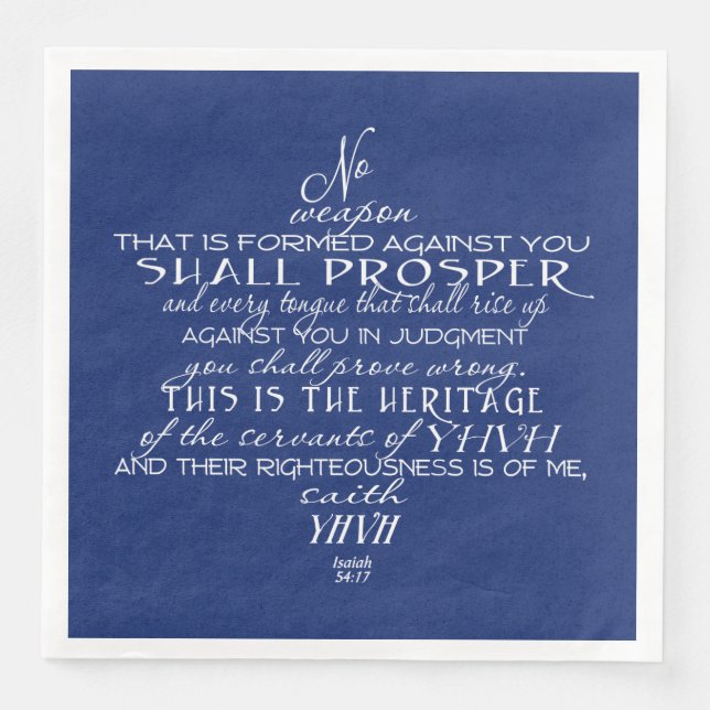 Ingen Vaponstjärna av David Blue Pappersservett (Framsida)