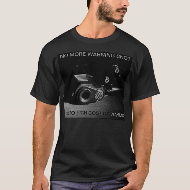 INGEN VARNINGSHOT SHIRT TEE SHIRT (Framsida)