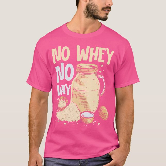 Ingen vassle, ingen vägning lyft t shirt (Framsida)