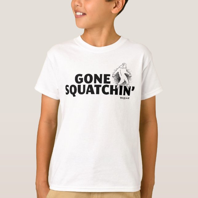 Ingen Verkligen - BÄST Bobo Borta Squatchin Design Tee (Framsida)