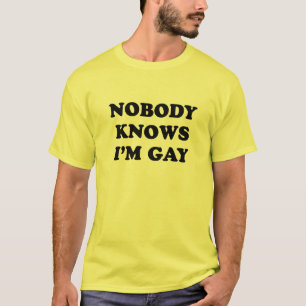 Ingen vet att jag är gay T-shirt