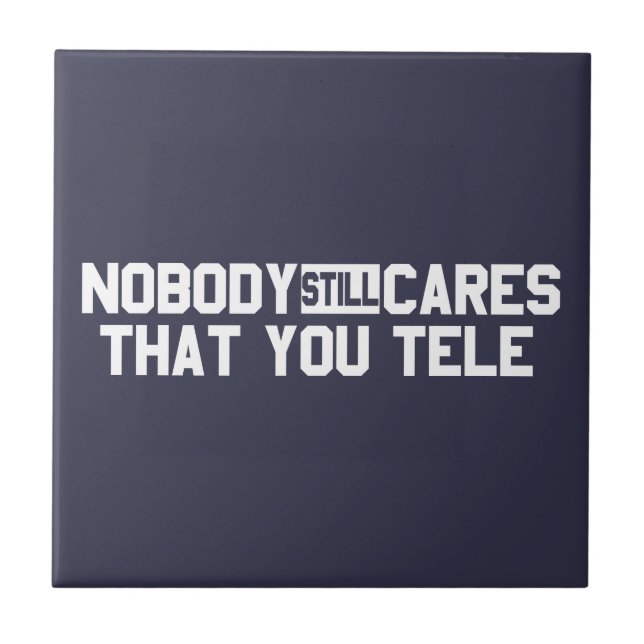 Ingen vet fortfarande att du ringer kakelplatta (Framsidan)