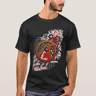 Ingen vila för den ondskefulle t shirt