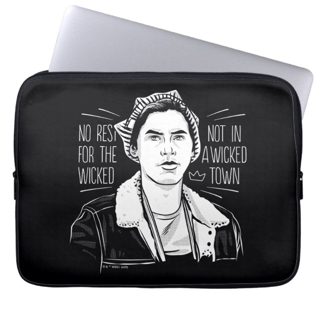 Ingen vila för klockslaget laptop fodral (Framsidan)