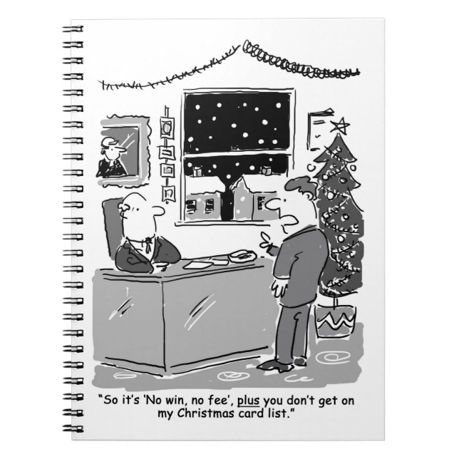 Ingen vinst - ingen avgift juridisk anteckningsbok (Framsidan)