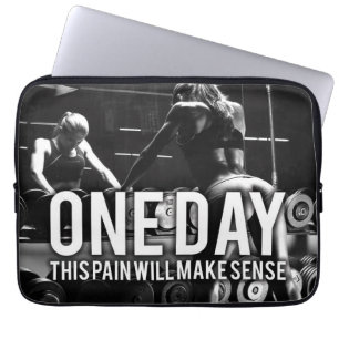 Ingen vinst på PAIN - Kvinnors fritidsarbete Motiv Laptop Sleeve