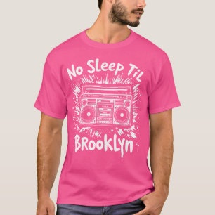 Ingen Vintage i viloläge Brooklyn Retro Boombox T Shirt