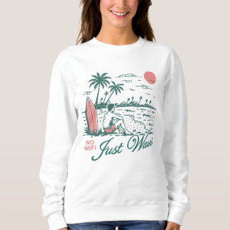 Ingen Wifi Bara Vågor T Shirt