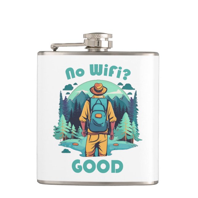 Ingen Wifi Bra Backpacker Fickplunta (Framsidan)