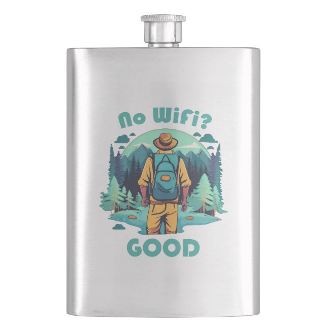 Ingen Wifi Bra Backpacker Fickplunta (Framsidan)