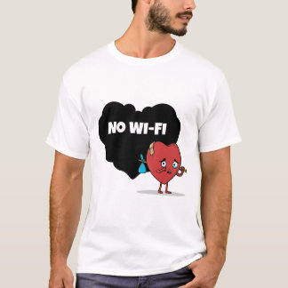 Ingen WiFi-design T Shirt