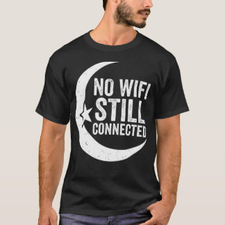 Ingen Wifi Fortfarande Ansluten Arabisk Islamsk T Shirt