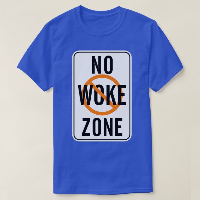 Ingen Woke Zon T Shirt (Design framsida)