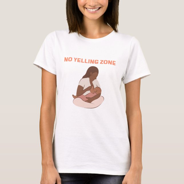 Ingen Yelling Zon Fantastisk Parating T-Shirt (Framsida)