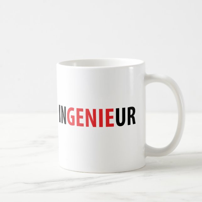 Ingenieur ande i arabiska sagorsymbol kaffemugg (Höger)