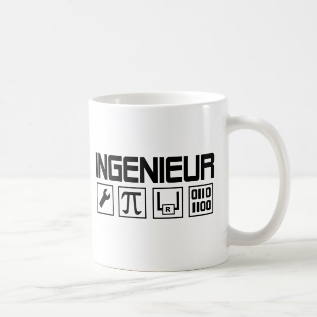 ingenieursymbol kaffemugg (Höger)
