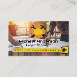 Ingenjör Architect Planering a Bygg Visitkort