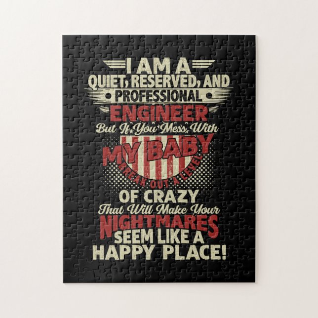 Ingenjör Art Professionell Ingenjör Pussel (Vertikal)