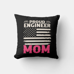 Ingenjör Art Proud Ingenjör Mamma Kudde