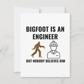 INGENJÖR BIGFOOT KORT