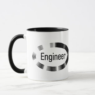 Ingenjör Black Oval Mugg