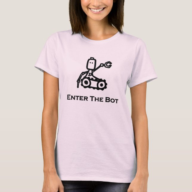Ingenjör-bot Ange bot T-shirt (Framsida)