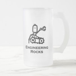 Ingenjör Bot Engineering Sten Frostat Ölglas