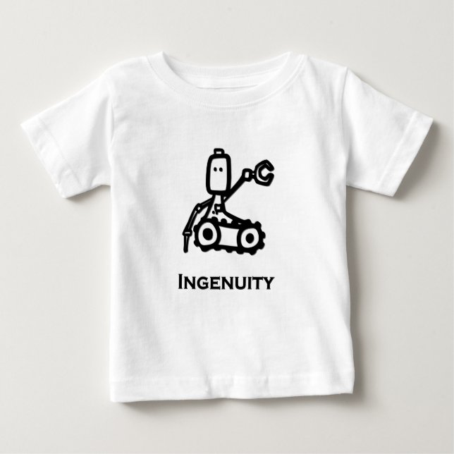 Ingenjör Bot Ingenuity Tee (Framsida)