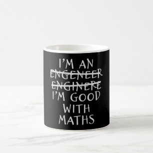 Ingenjör Bra med matematiska nyskapande citat Kaffemugg